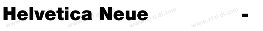 Helvetica Neue极简工业无字体转换 Helvetica Neue极简工业无字体转换
